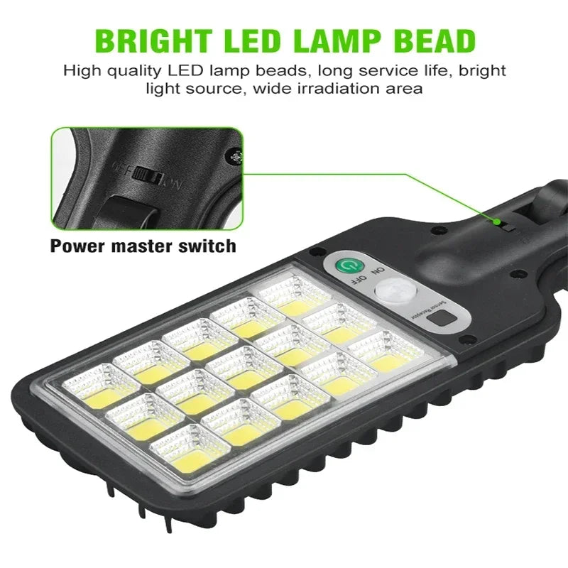 Solar Motion Sensor Lights | Waterproof Outdoor Security Lights (4-Pack)