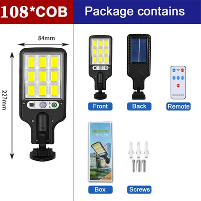 Solar Motion Sensor Lights | Waterproof Outdoor Security Lights (4-Pack)