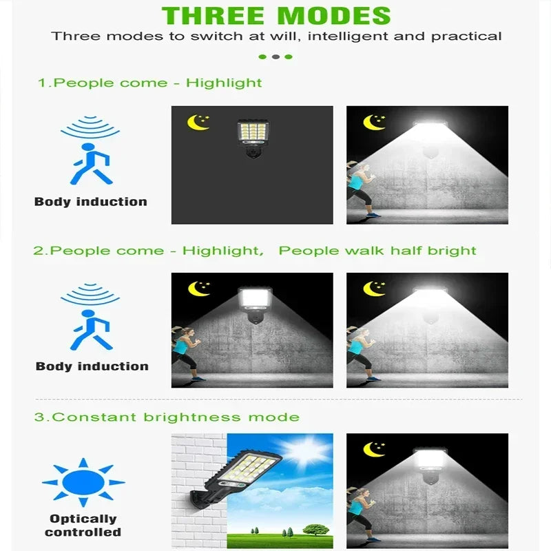 Solar Motion Sensor Lights | Waterproof Outdoor Security Lights (4-Pack)