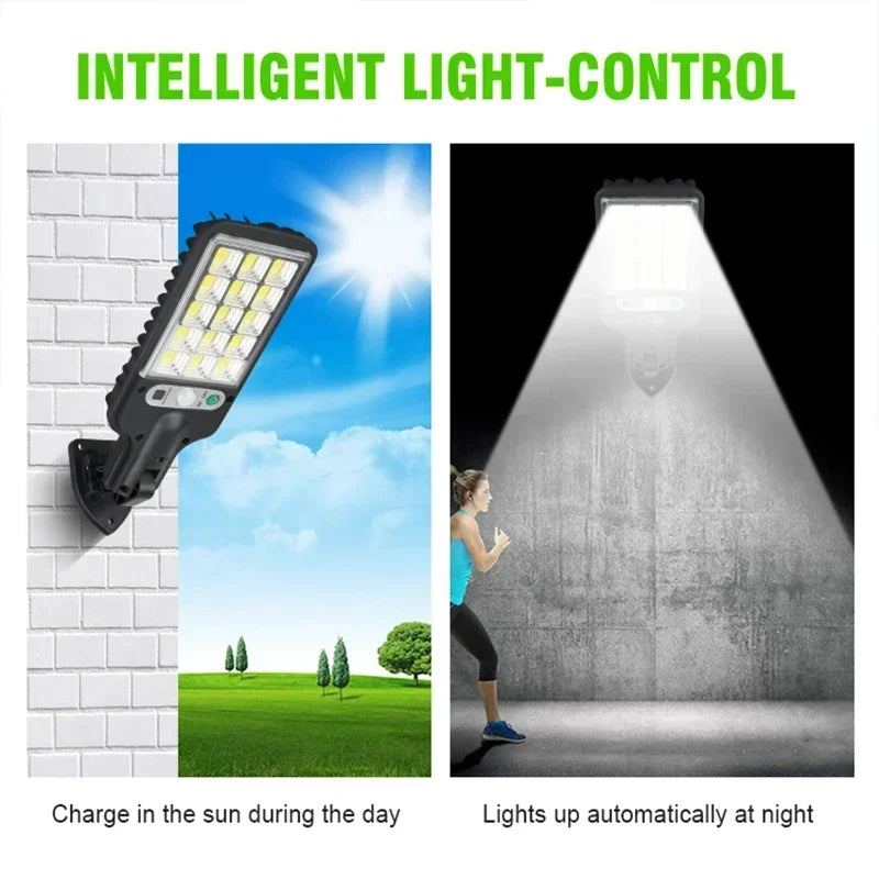 Solar Motion Sensor Lights | Waterproof Outdoor Security Lights (4-Pack)